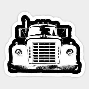 International Harvester IH Loadstar classic American truck monoblock white Sticker